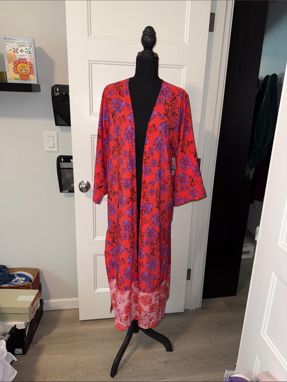 NWT Jessica Simpson Duberry Delicate Floral Kimono S/M